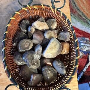 Raw Botswana Agate for Tumbling